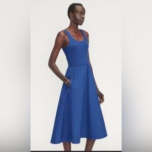 Everlane Riviera Dress, L, Mazarine Blue
